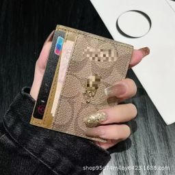 thumbnail for Manufacturer&#039s Spot Wholesale Kokoka Bag M//K Card Bag Has the Same Mobile Phone Case, Strap, Earphone Cover, 5 Cards, Trendy Brand Leather