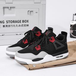 thumbnail for Autumn Aj4 Men's Shoes 2025 New White Sneakers Ins Thick Sole Heightening Running Shoes Small White Shoes Women's Casual Shoes