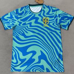 thumbnail for Five-star Brazil home and away 980204 retro jerseys, national team fan edition, special edition Thai jerseys