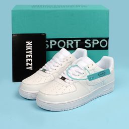 thumbnail for The Air Force. No.1 AF1 High Version Putian Men's and Women's Board Shoes Low-top Deconstruction Wheat Pure White Shoes