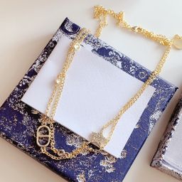 thumbnail for D Jia Di Home Bracelet Women's Simple Internet Celebrity Classic Two-Piece Bracelet Pentagram Star Women's Gold Letter Bracelet Women