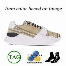 thumbnail for In stock, spring 2025, new Velcro thick-soled color-blocked leather men's shoes, athleisure low-top shoes, daddy shoes