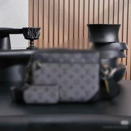 thumbnail for New black flower series black samurai keepall messenger bag chain box bag backpack travel bag men's bag lightweight