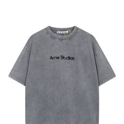 thumbnail for Trendy brand 1996 washed and worn old A Xi letter print high street long sleeve loose cross-border T-shirt for men and women