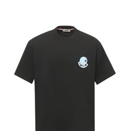 thumbnail for Correct Version m Brand Mengjia 2025 Early Spring New Towel Embroidery Signature Logo Short-Sleeve Unisex T-Shirt Direct from Manufacturer