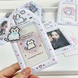 thumbnail for Spring, summer, autumn and winter four seasons ins attribute-free scenery card sleeve three-inch small card idol display storage sleeve storage certificate