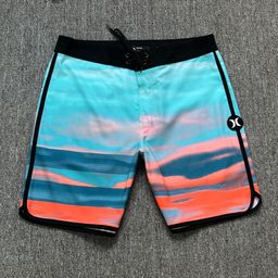 thumbnail for Cross-border foreign trade in stock beach pants printed casual quick-drying men's beach pants wholesale fitness pants surfing pants