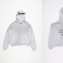 thumbnail for American niche washed and worn out 1996 letter hoodie couple men's and women's loose cross-border sweatshirt