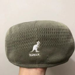 thumbnail for Kangol Kangaroo Wool Mesh Beret High Edition with Steel Print Breathable Jumper Hyun-a Same Style All-match Cap