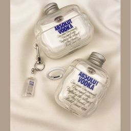 thumbnail for Creative Vodka Bottle AirPods 4th Generation Wireless Bluetooth Headphone Case Apple 2 3rd Generation Pro Case