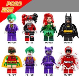 thumbnail for Foreign trade exclusively for PG8032 super building block minifigure small particle assembly children's toys 8 heroes PG100-107