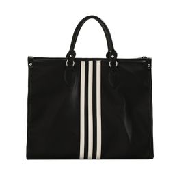 thumbnail for Fashionable Simple Striped Tote Bag New Fashionable Large Capacity Commuter Handbag Casual All-match Shoulder Underarm Bag