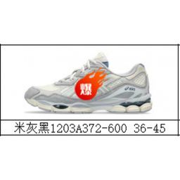 thumbnail for 高版本男女gel-nyc 拼接网面透气跑步鞋情侣款防滑耐磨休闲运动鞋