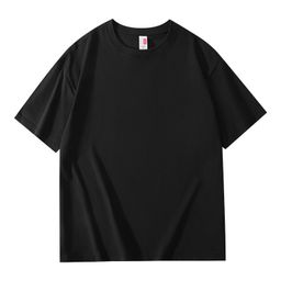 thumbnail for 200g Pure Cotton T-Shirt Men's Short-Sleeved Summer High-Quality Trendyy Loose Casual Pure Color Round Neck Versatile Half-Sleeved Top