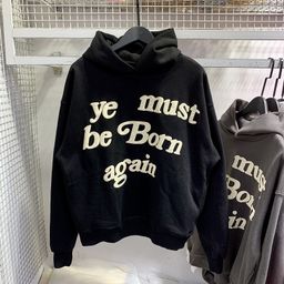 thumbnail for 2023 Fall/Winter New CPFM Reborn MUST BE BORN Foam Printed Sweatshirt Men's and Women's Couples Trendy Hoodies