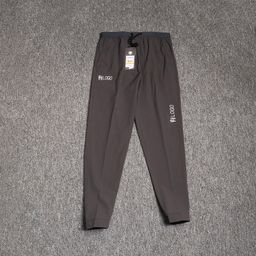 thumbnail for Brand logo spot woven micro-stretch track pants men's summer loose breathable leggings running casual cropped pants