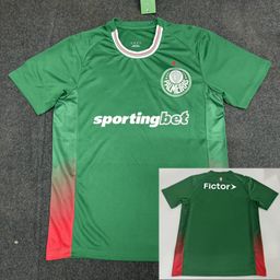 thumbnail for Spot dropship, Brazilian League 2627 Palmeiras home and away football uniforms, men's long-sleeved training uniforms, retro
