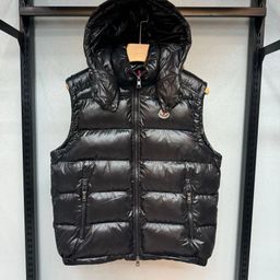 thumbnail for Mengjia Down Jacket Vest Men&#039s and Women&#039s Couple Clothes Jacket with Vertical Collar Hood Removable Warm Outer Wearing Vest Waistcoat