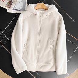 thumbnail for High weight fleece-lined thick fleece 2024 winter new lamb fleece outdoor windproof warm fleece coat