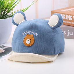 thumbnail for 2025婴幼儿帽子春秋卡通可爱萌男童新款鸭舌帽软檐宝宝帽韩版秋冬