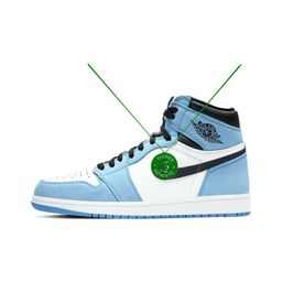 thumbnail for Foreign Trade Direct Supply Cross-Border Popular Aj1 High-Top Basketball Shoes Chicago Barb Obsidian Shadow Gray Joe 1 Mocha Men