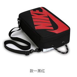 thumbnail for Shoe storage bag, dustproof fitness basketball shoes, football shoe box bag, team travel portable storage crossbody bag, dropship
