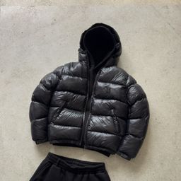 thumbnail for Cross-border European and American ins trendy brand winter new hooded padded clothes personality street style loose fashion trend warmth