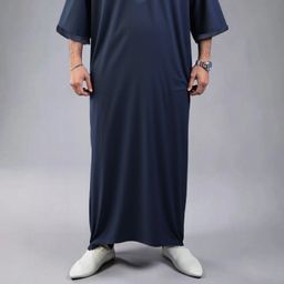 thumbnail for 2024 New Middle Eastern Arabic Abaya Medium Long Sleeve Embroidered Red Envelope Men's Muslim Abaya Aliexpress