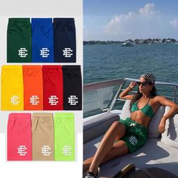 thumbnail for New EE American Solid Color Printed Shorts Casual Fitness Basketball Pants Running Training Quick-drying Quarterpants for Men