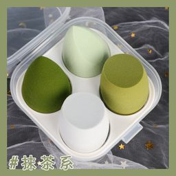 thumbnail for Beauty egg set gourd puff water drop puff makeup egg makeup egg cushion sponge puff beauty tool