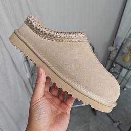 thumbnail for Manufacturers winter snow boots TAS Tasman men and women couples a kick on the tow to keep warm new leather snow cotton