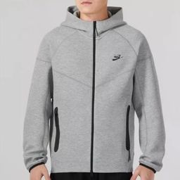 thumbnail for FB7922 Sports Jacket Hooded Jacket For Men & Women Casual Versatile Loose Open Ban Versatile Couple Top High Quality