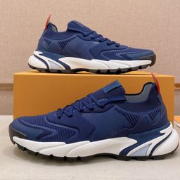 thumbnail for New Style Round-Toe Sports Shoes for Men, Thick-Soled Mesh, Comfortable and Versatile Casual Dad Shoes, Outdoor Non-Slip and Wear-Resistant Running Shoes