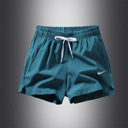 thumbnail for Drop Shipping Brand 2024 Summer Three-point Shorts Men's Loose Ice Silk Men's Thin Casual Quick-drying Running