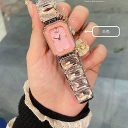 thumbnail for Foreign Trade Shijia Same Style Women's Watch Small Sugar Cube Quartz Watch Student Fashion Bracelet Women's Watch Douyin Live Broadcast