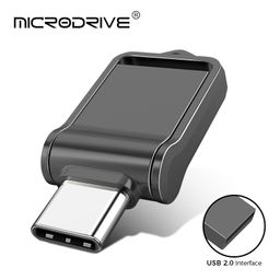thumbnail for U disk type-C computer mobile phone dual-use USB 64g high-speed mini 128g creative waterproof car USB disk 256g