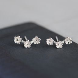thumbnail for S925 prata esterlina coreano elegante estilo legal pequenos brincos para mulheres simples criativo elegante estudante versátil brincos joias de orelha