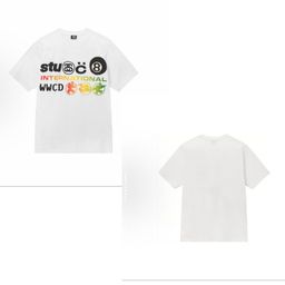 thumbnail for A generation of original logo 2025 spring/summer tide brand stu classic parade printed letters for men and women with short sleeve T-shirt