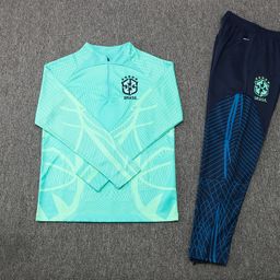 thumbnail for World Cup Brazil France Italy National Team Football Jersey Training Wear Long Sleeve Set Spot Wholesale