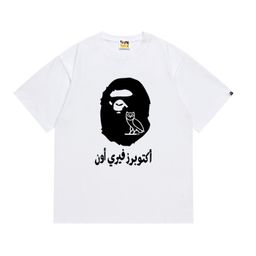 thumbnail for Cross-Border Bape T-Shirt Summer Ape Head Little Monkey Camouflage Unisex Short-Sleeve Round Neck T-Shirt Japanese Style Trendy