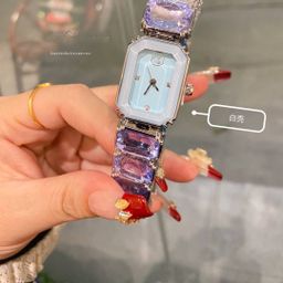 thumbnail for Foreign Trade Shijia Same Style Women's Watch Small Sugar Cube Quartz Watch Student Fashion Bracelet Women's Watch Douyin Live Broadcast
