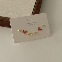thumbnail for Set of 6! Shopkeeper super push! Exquisite suit Earrings Niche Design Sense Earrings for Women High-end Sense Earrings for Women