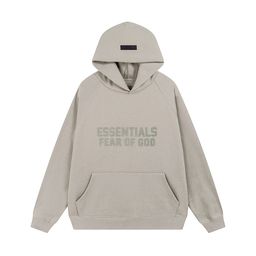 thumbnail for Fog Flocking Essentials Eighth Season Multi-Line High Street Loose Printed Couple Velvet Hooded Sweatshirt Jacket