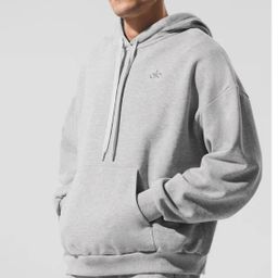 thumbnail for Men's 2025 cross-border American Fall/Winter Letter Hooded Plush Pullover Athleisure Sweatshirt Trousers Top Hooded