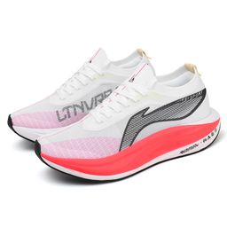 thumbnail for Feidian 5E carbon plate running shoes rebound shock absorption 2025 new year of the snake limited breathable marathon racing sneaker