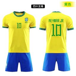 thumbnail for Novas camisas da Copa do Mundo no atacado, uniformes de futebol infantis e para adultos, camisas Samsung Argentina Brasil Portugal, compra em grupo.