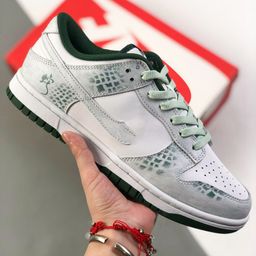 thumbnail for High-Quality Sb Dunk Limited Retro Sneakers with Lace-Up Versatile Casual Shoes, Fashionable Graffiti Sports Shoes