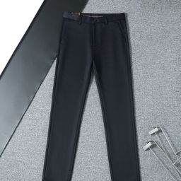 thumbnail for 2025 Autumn and Winter New High-End Business Elastic Men's Straight-Leg Casual Trousers, Light Luxury Classic Versatile Style