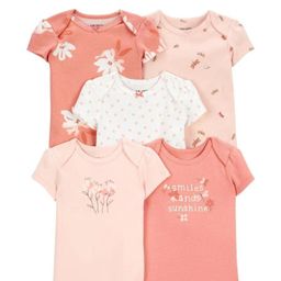 thumbnail for Summer Baby Jumpsuit Short-Sleeved 5-Piece Set for Male and Female Babies Export High-End Baby Clothes Class a Cotton Sling