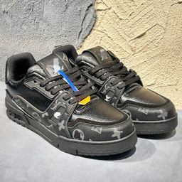 thumbnail for White cement trainer men's shoes black pink black denim versatile gray denim black warrior casual ladies board shoes